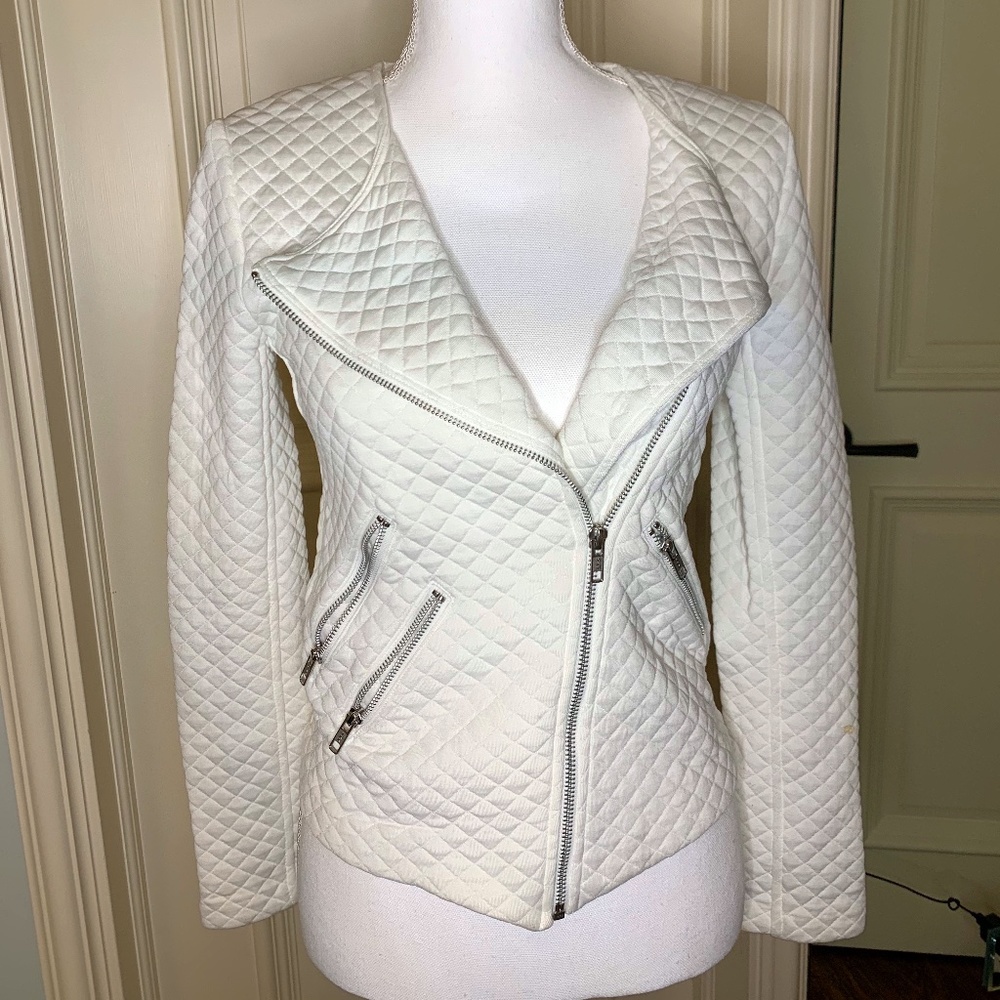 Generation Love Cotton Quilted Moto Jacket (S)